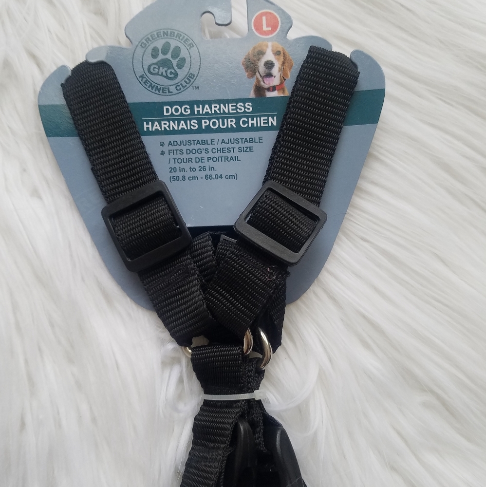 FREE 🔥🆕️Black Adjustable Dog Harness